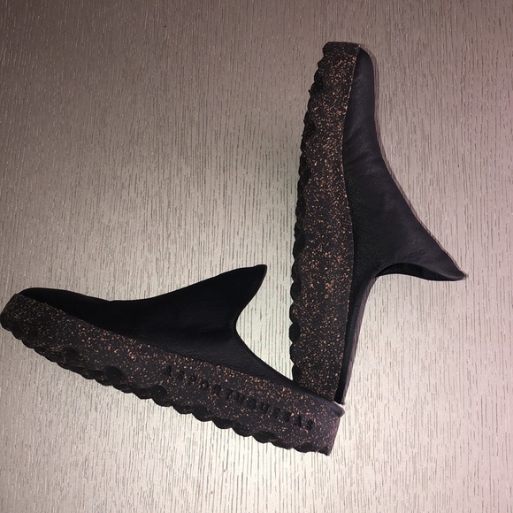 ASPORTUGUESAS clogs women Size 9 Black 000 Corn Biofiber - Picture 8 of 12